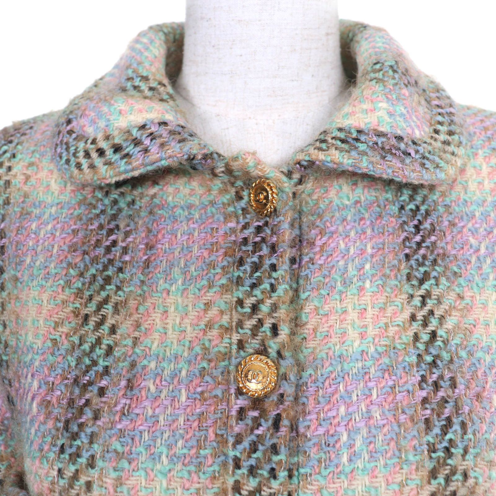 Chanel Chanel Chanel Tweed Two-piece Set Cotton Suits DUTY FREE for USA Size ONE SIZE - 4 Thumbnail