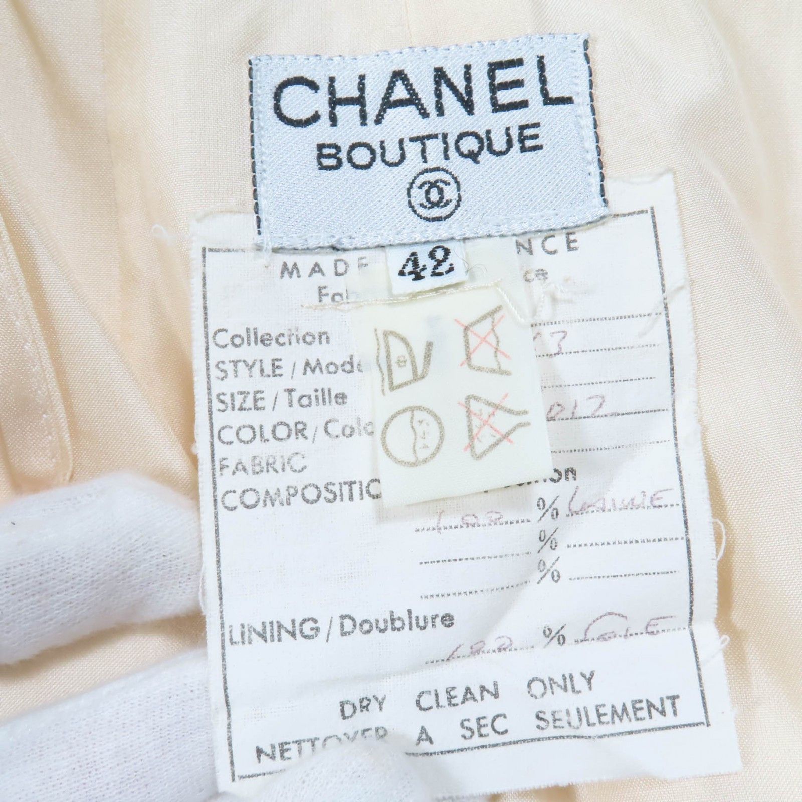 Chanel Chanel Chanel Tweed Two-piece Set Cotton Suits DUTY FREE for USA Size ONE SIZE - 11 Thumbnail