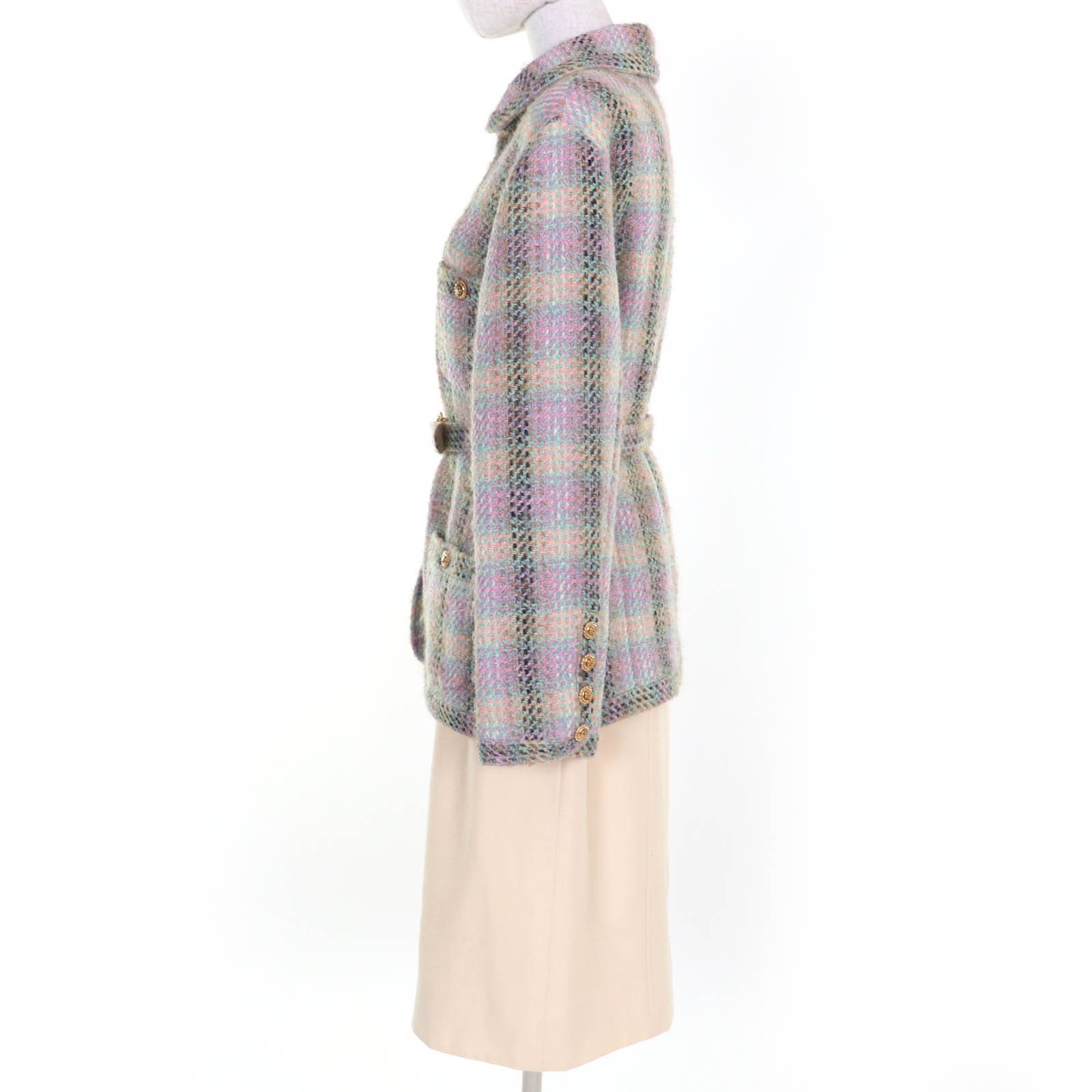 Chanel Chanel Chanel Tweed Two-piece Set Cotton Suits DUTY FREE for USA Size ONE SIZE - 2 Thumbnail