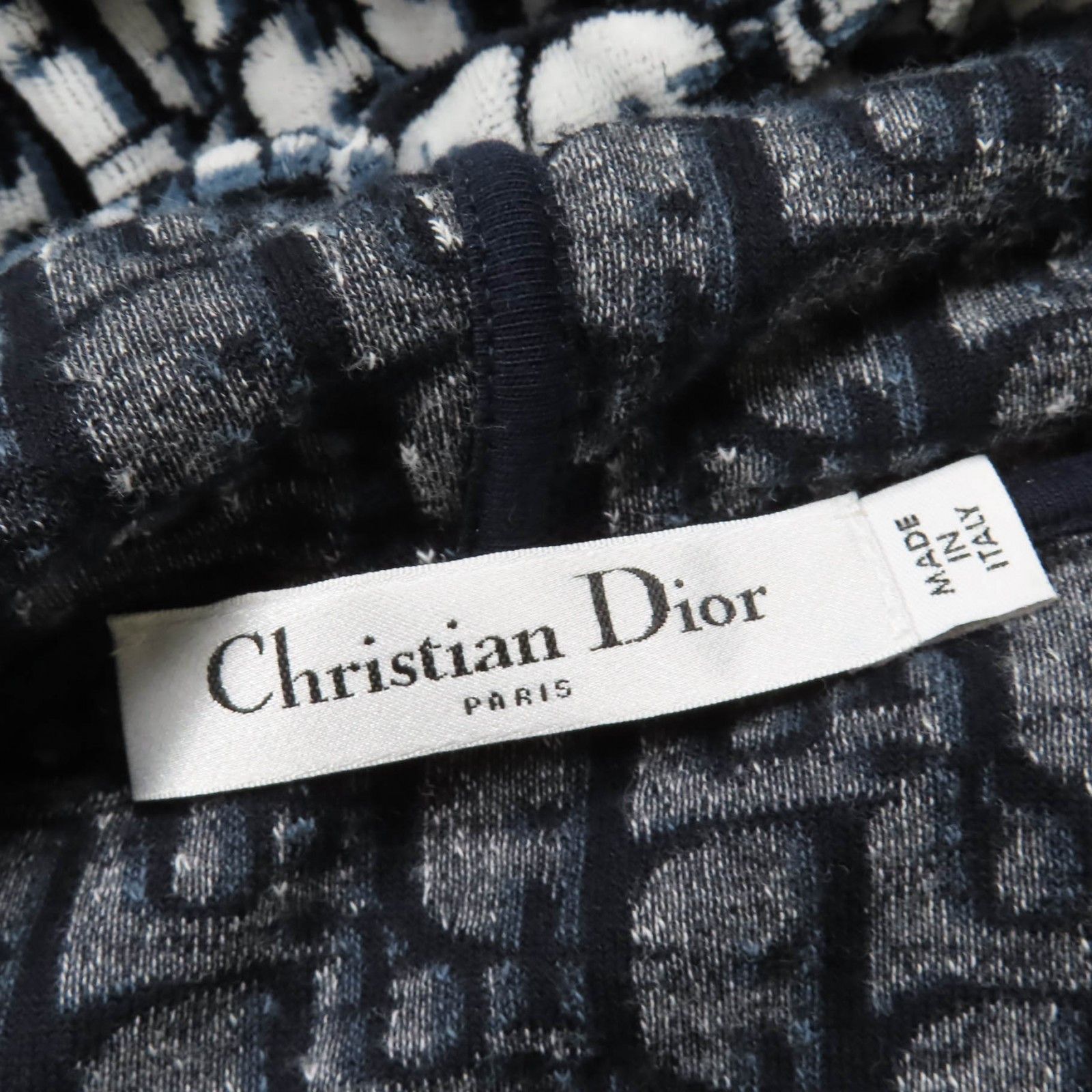 Dior Dior Christian Dior Oblique Velour Dress Cotton Dresses 123R02A4022 DUTY FREE for USA Size ONE SIZE - 5 Thumbnail