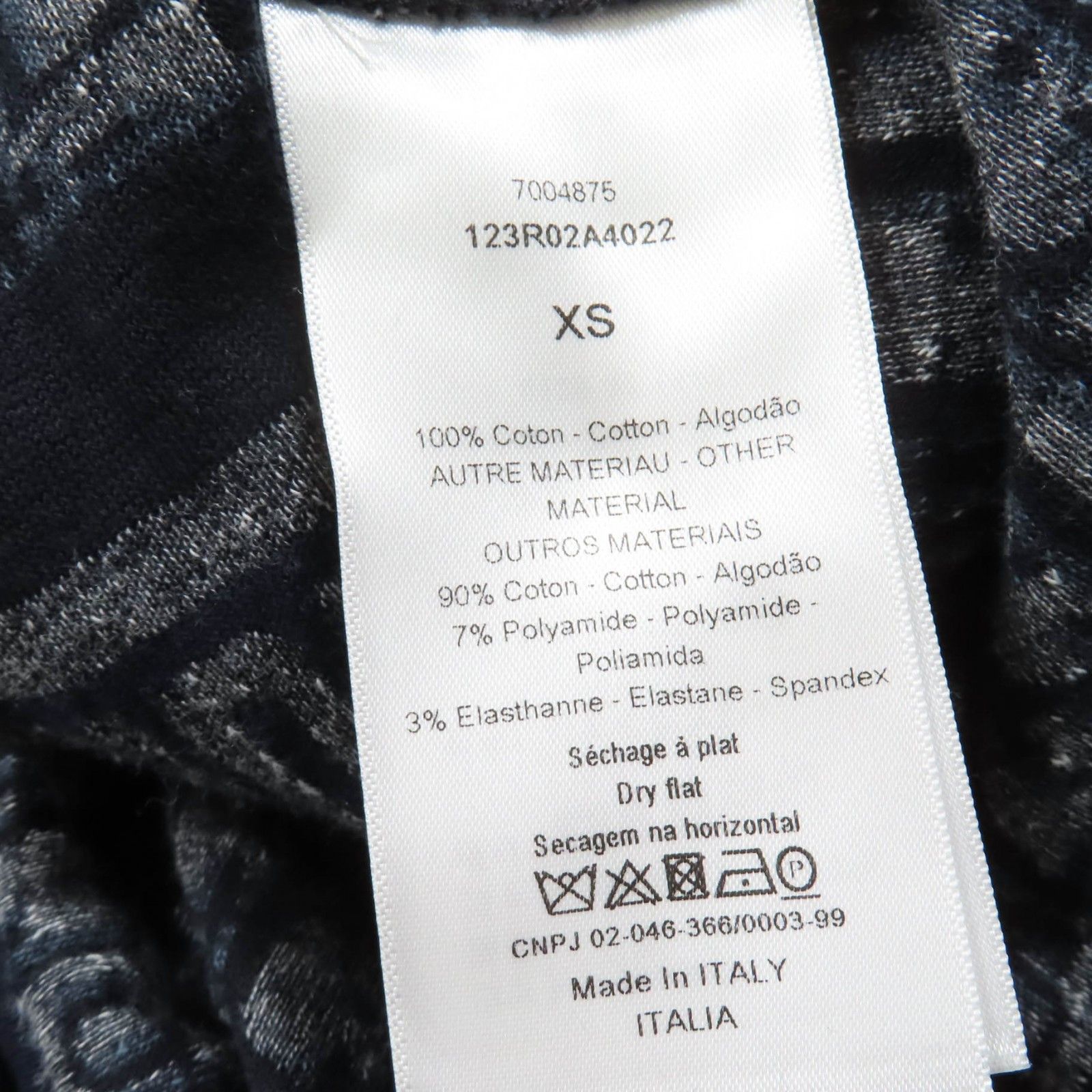 Dior Dior Christian Dior Oblique Velour Dress Cotton Dresses 123R02A4022 DUTY FREE for USA Size ONE SIZE - 6 Thumbnail