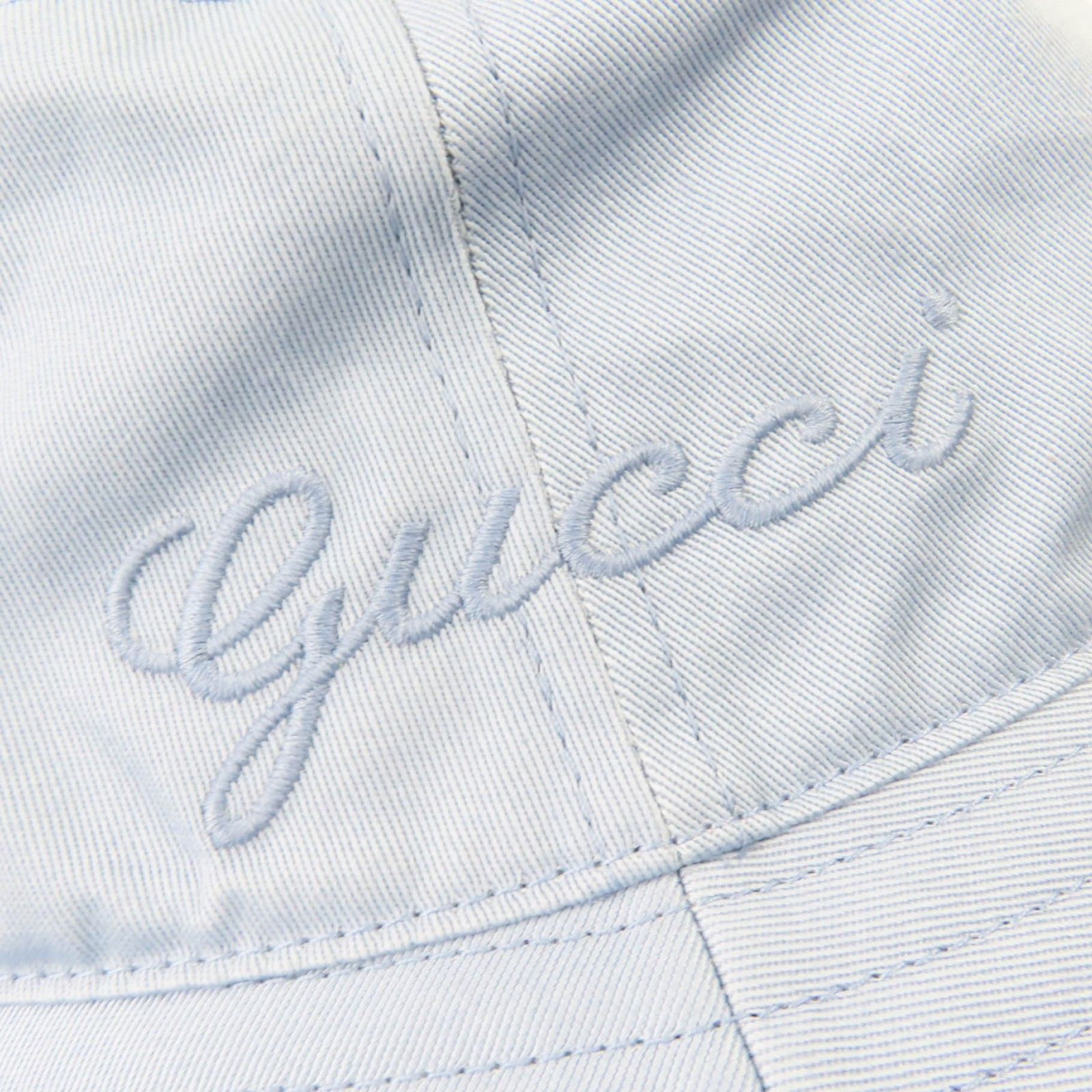 Gucci Gucci Gucci Embroidered Logo Cotton Bucket Hat Cotton Hats 782733 DUTY FREE for USA Size ONE SIZE - 9 Thumbnail