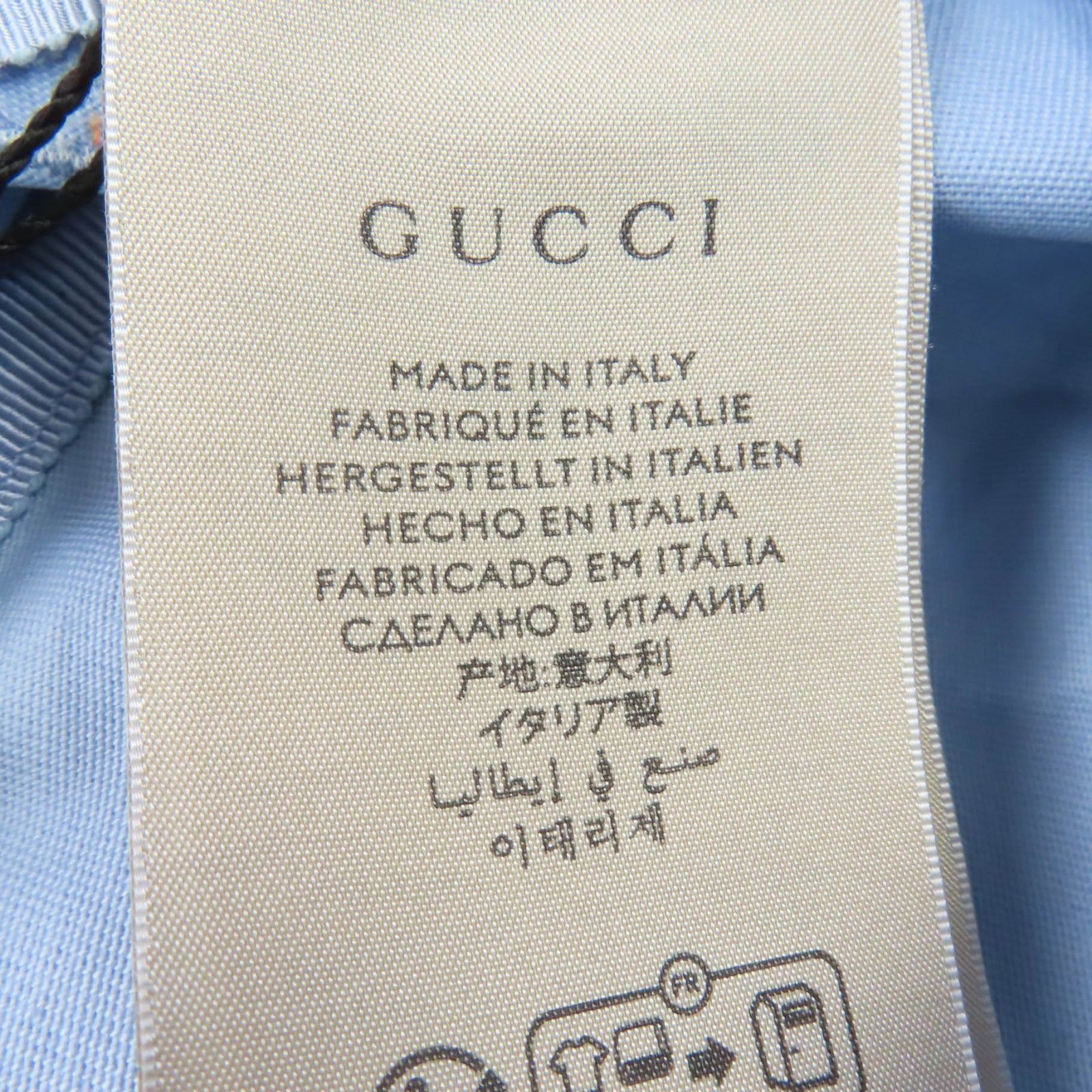 Gucci Gucci Gucci Embroidered Logo Cotton Bucket Hat Cotton Hats 782733 DUTY FREE for USA Size ONE SIZE - 10 Thumbnail