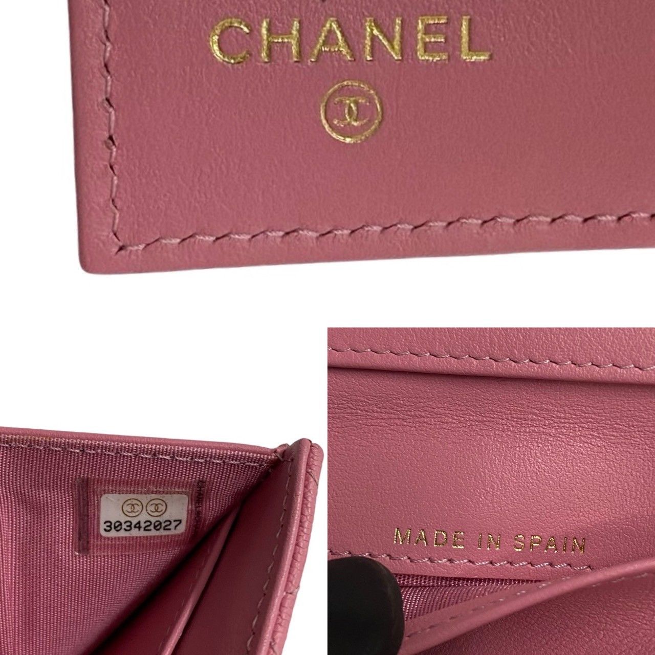 Chanel Chanel Chanel Boy Chanel Caviar Wallet Leather Short Wallet DUTY FREE for USA Size ONE SIZE - 3 Thumbnail