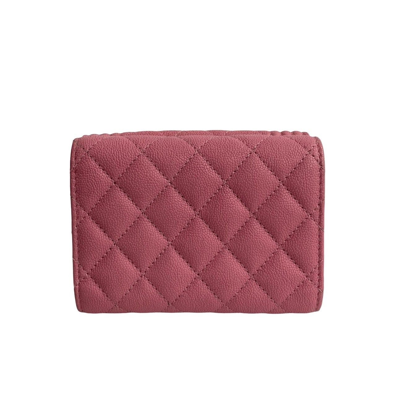 Chanel Chanel Chanel Boy Chanel Caviar Wallet Leather Short Wallet DUTY FREE for USA Size ONE SIZE - 4 Thumbnail