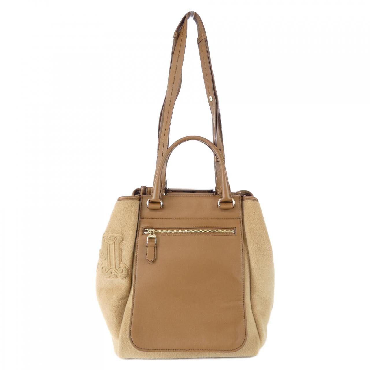 Max Mara MaxMara Max Mara Anita Bag Leather Tote Bag DUTY FREE for USA Size ONE SIZE - 3 Thumbnail