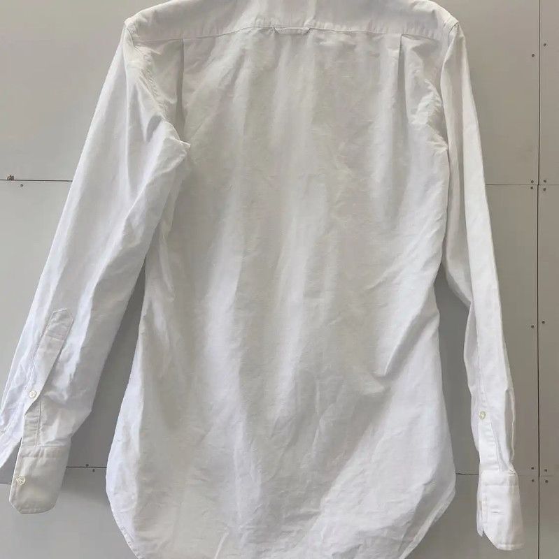 Thom Browne Thom Browne Classic White Cotton Men's Shirt 0089 Size US XS / EU 42 / 0 - 3 Thumbnail
