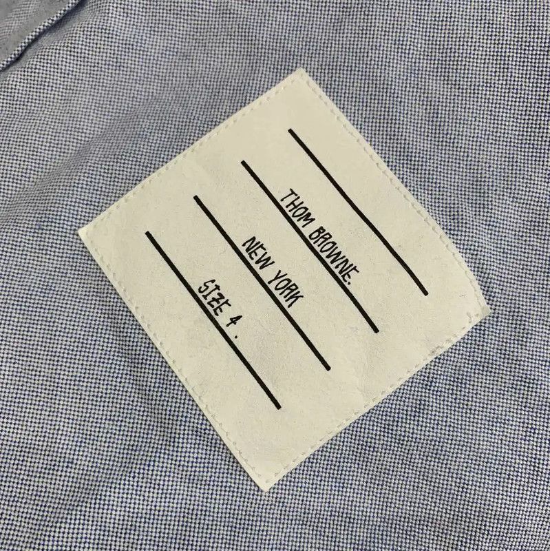 Thom Browne Thom Browne Sky Blue Long Sleeve Shirt 0089 Size US XXL / EU 58 / 5 - 5 Thumbnail