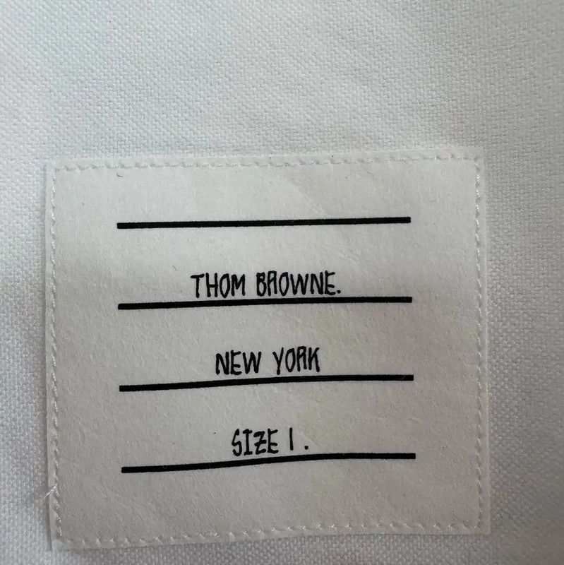 Thom Browne Thom Browne Long Sleeve Striped Cotton Shirt 0089 Size US S / EU 44-46 / 1 - 8 Thumbnail