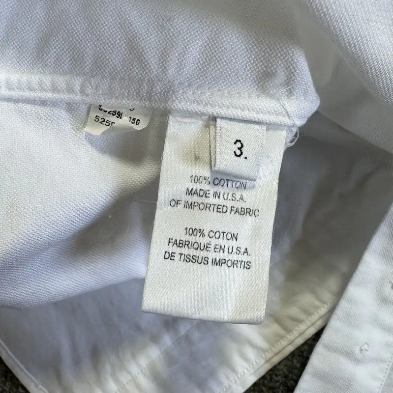 Thom Browne Thom Browne White Long Sleeve Shirt for Men 0089 Size US XXL / EU 58 / 5 - 5 Thumbnail