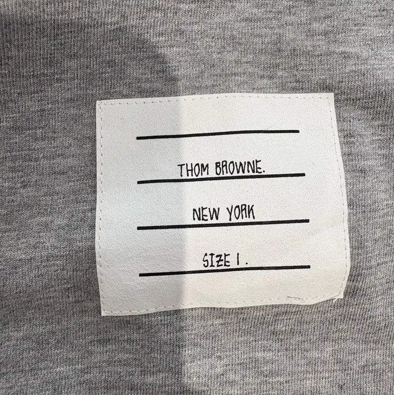 Thom Browne Thom Browne Men's Gray Short Sleeve Polo 0089 Size US S / EU 44-46 / 1 - 7 Thumbnail