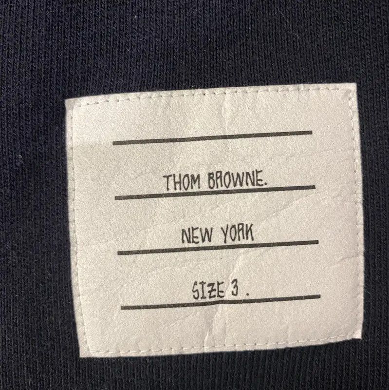 Thom Browne Thom Browne Navy Cotton Men's Shorts 0089 Size US 30 / EU 46 - 7 Thumbnail