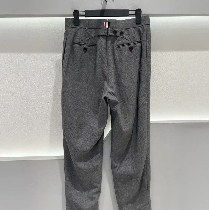Thom Browne Thom Browne Gray Casual Pants for Men 0089 Size US 32 / EU 48 - 2 Thumbnail
