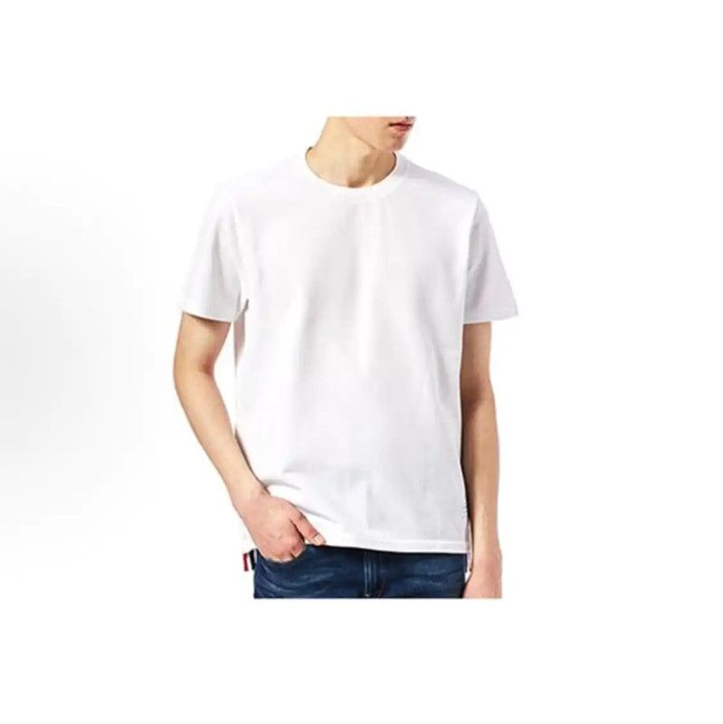 Thom Browne Thom Browne White Cotton Men's T-Shirt 0089 Size US XXL / EU 58 / 5 - 7 Thumbnail