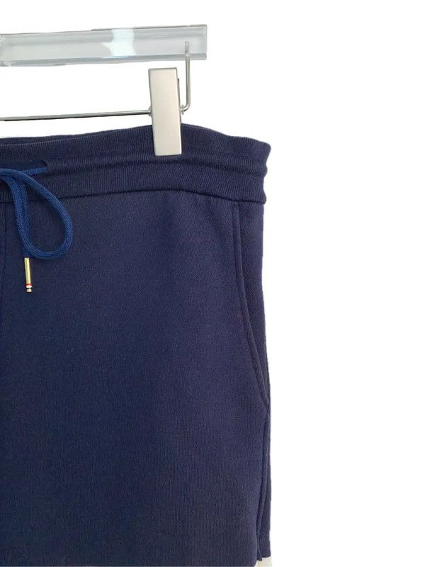 Thom Browne Thom Browne Men's Navy Cotton Casual Pants 0089 Size US 26 / EU 42 - 4 Thumbnail