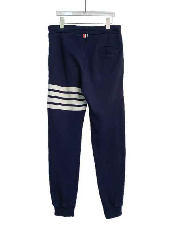 Thom Browne Thom Browne Men's Navy Cotton Casual Pants 0089 Size US 26 / EU 42 - 2 Thumbnail