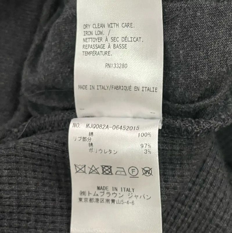 Thom Browne Thom Browne Black Cotton Casual Pants for Men 0089 Size US 28 / EU 44 - 5 Thumbnail