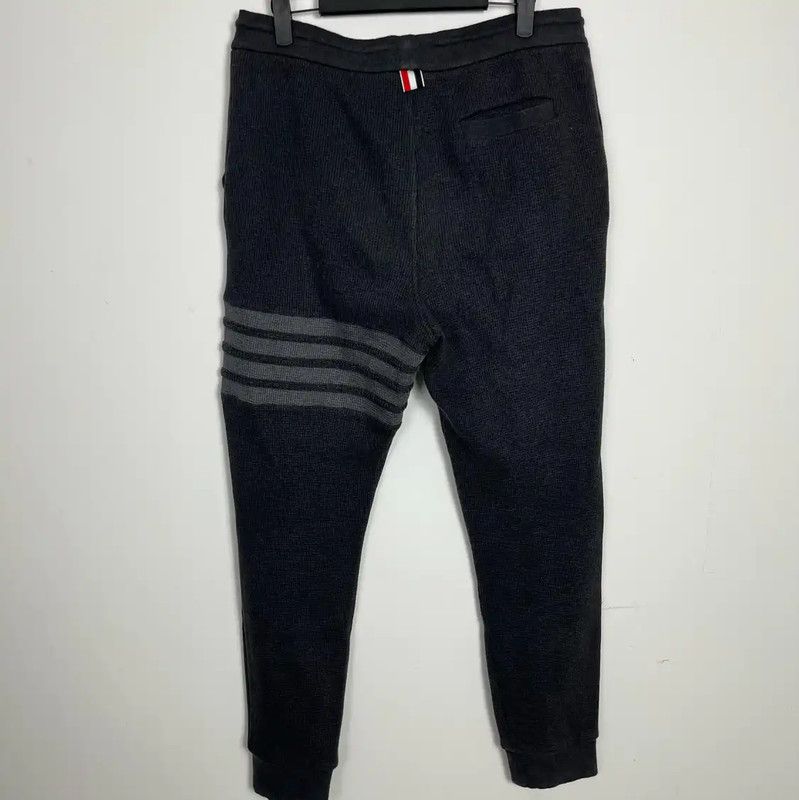 Thom Browne Thom Browne Black Cotton Casual Pants for Men 0089 Size US 28 / EU 44 - 2 Thumbnail