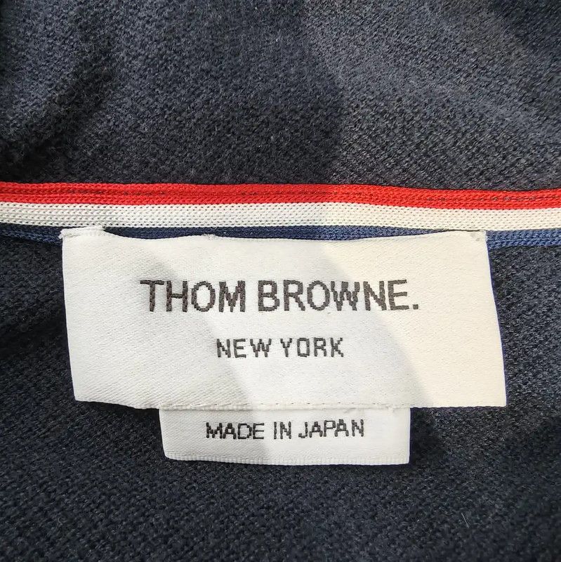 Thom Browne Thom Browne Gray Cotton Men's Jacket 0089 Size US L / EU 52-54 / 3 - 3 Thumbnail
