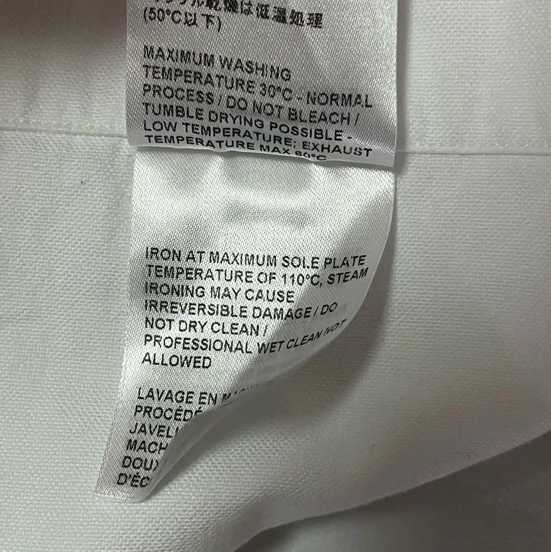 Thom Browne Thom Browne White Cotton Long Sleeve Shirt 0089 Size US XXL / EU 58 / 5 - 7 Thumbnail