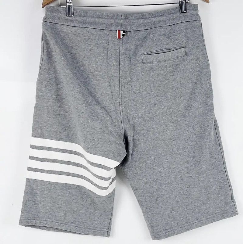 Thom Browne Thom Browne Gray Wool Men's Shorts 0089 Size US 34 / EU 50 - 2 Thumbnail