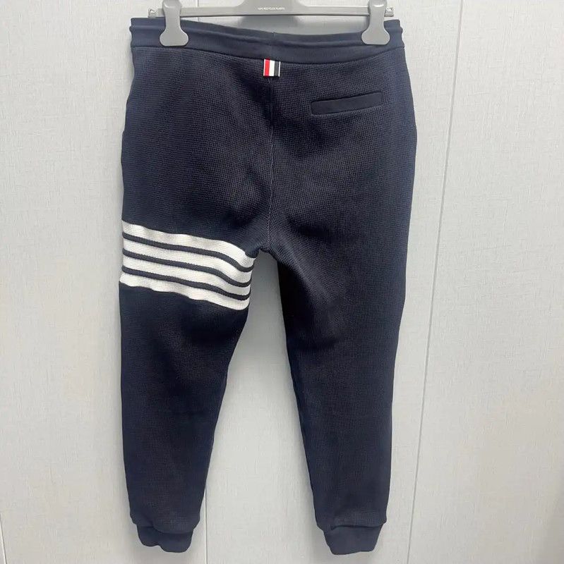 Thom Browne Thom Browne Black Cotton Casual Pants 0089 Size US 26 / EU 42 - 2 Thumbnail