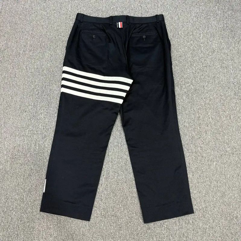 Thom Browne Thom Browne Men's Black Casual Pants 0089 Size US 30 / EU 46 - 2 Thumbnail