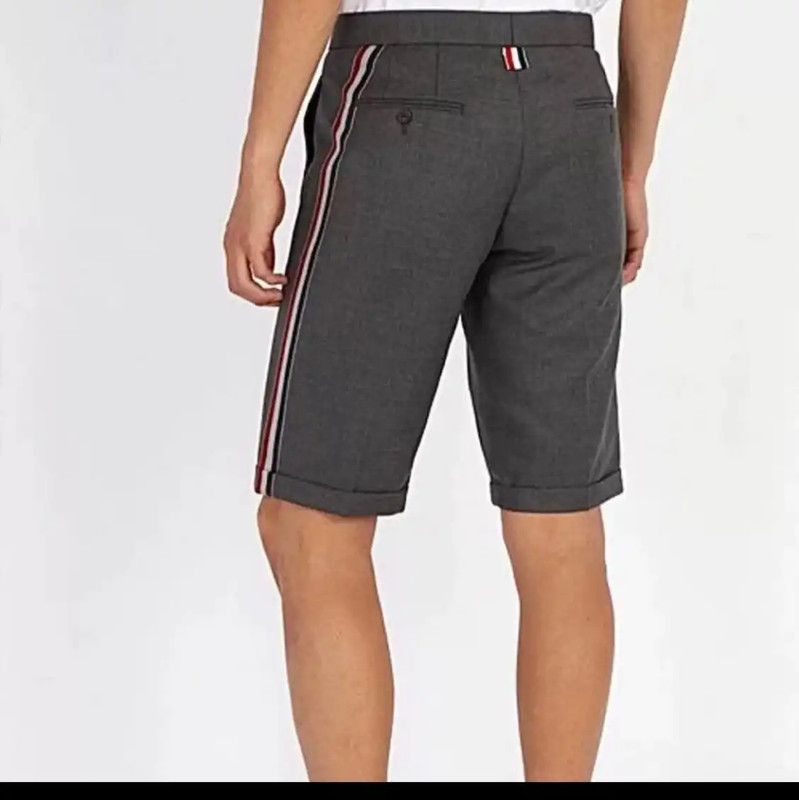 Thom Browne Thom Browne Gray Wool Men's Shorts 0089 Size US 30 / EU 46 - 8 Thumbnail
