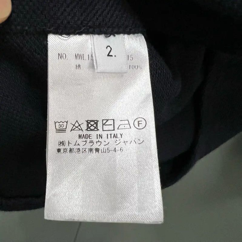 Thom Browne Thom Browne Navy Long Sleeve Shirt for Men 0089 Size US M / EU 48-50 / 2 - 4 Thumbnail
