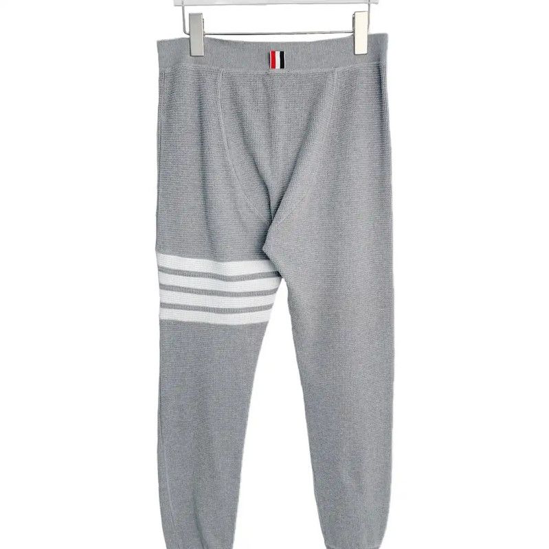 Thom Browne Thom Browne Gray Cotton Casual Pants 0089 Size US 32 / EU 48 - 2 Thumbnail
