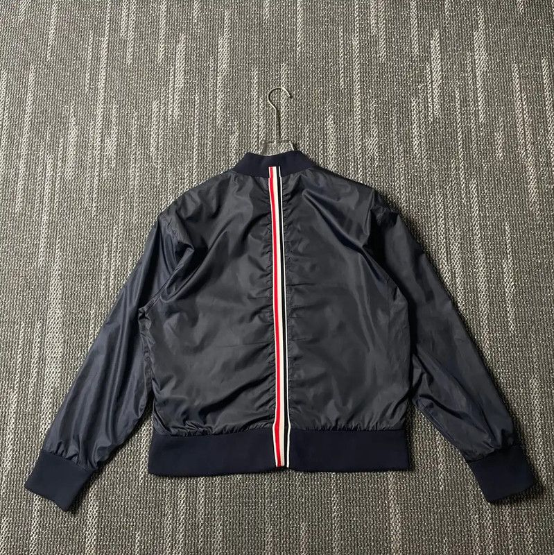 Thom Browne Thom Browne Men's Navy Striped Jacket 0089 Size US M / EU 48-50 / 2 - 2 Thumbnail