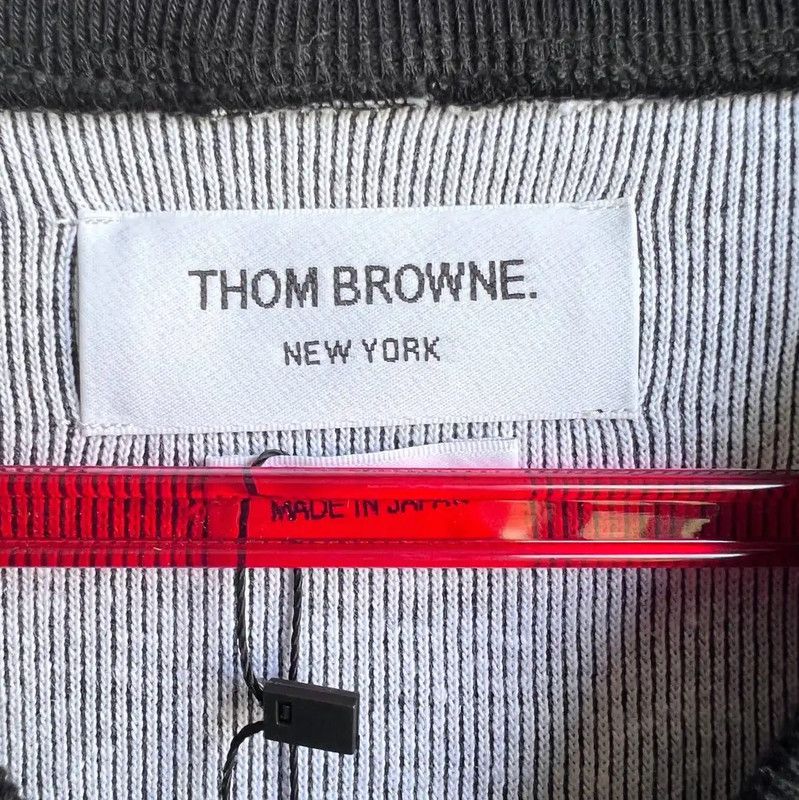 Thom Browne Thom Browne Black Cotton Men's Jacket 0089 Size US M / EU 48-50 / 2 - 3 Thumbnail