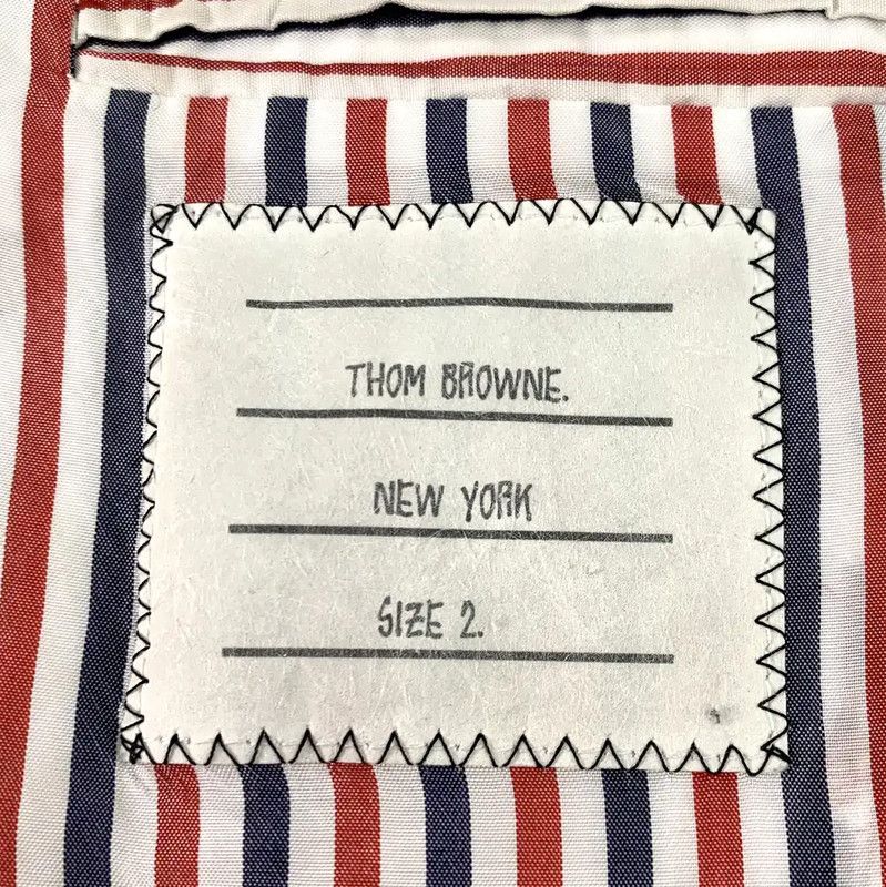 Thom Browne Thom Browne Color-Block Cotton Men's Jacket 0089 Size US M / EU 48-50 / 2 - 6 Thumbnail