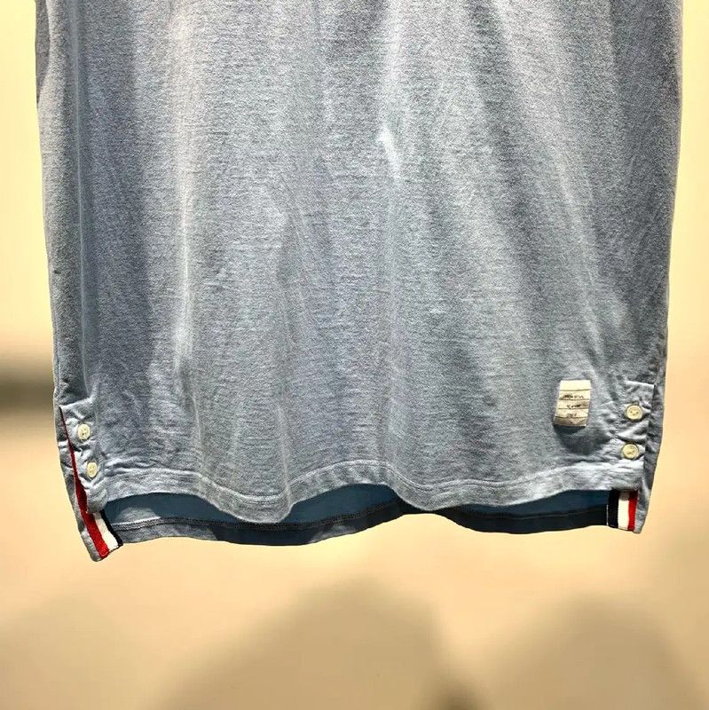 Thom Browne Thom Browne Blue Cotton Men's T-Shirt 0089 Size US M / EU 48-50 / 2 - 5 Thumbnail