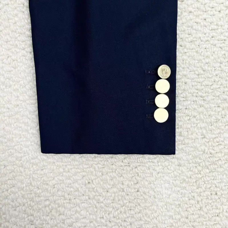 Thom Browne Thom Browne Men's Navy Wool Blazer 0089 Size US S / EU 44-46 / 1 - 7 Thumbnail