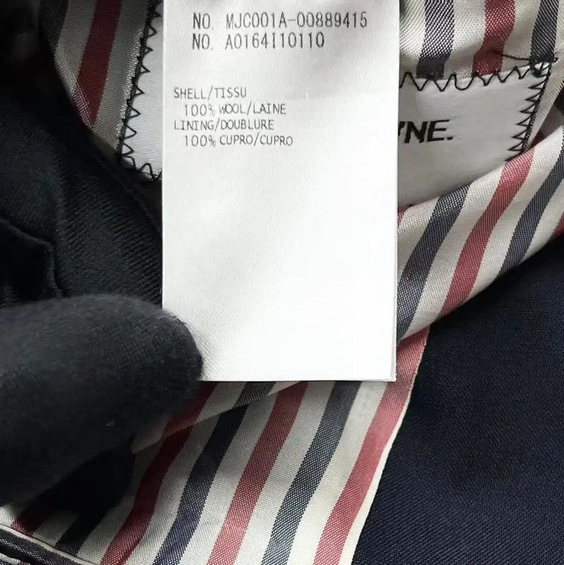 Thom Browne Thom Browne Men's Navy Wool Blazer 0089 Size US S / EU 44-46 / 1 - 8 Thumbnail