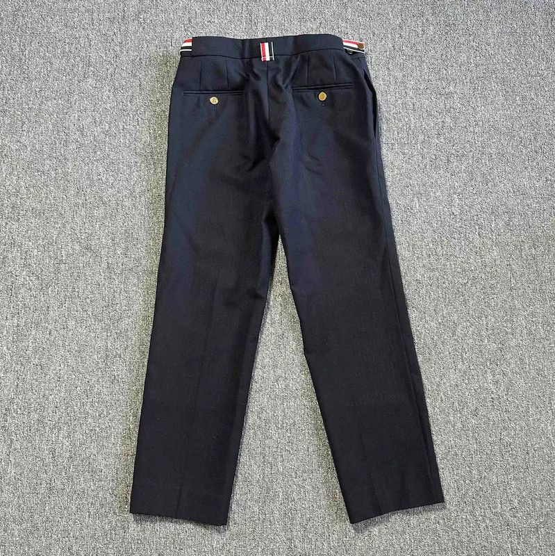 Thom Browne Thom Browne Navy Wool Casual Pants 0089 Size US 38 / EU 54 - 3 Thumbnail