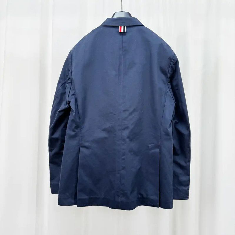 Thom Browne Thom Browne Men's Long Sleeve Navy Coat 0089 Size US S / EU 44-46 / 1 - 2 Thumbnail