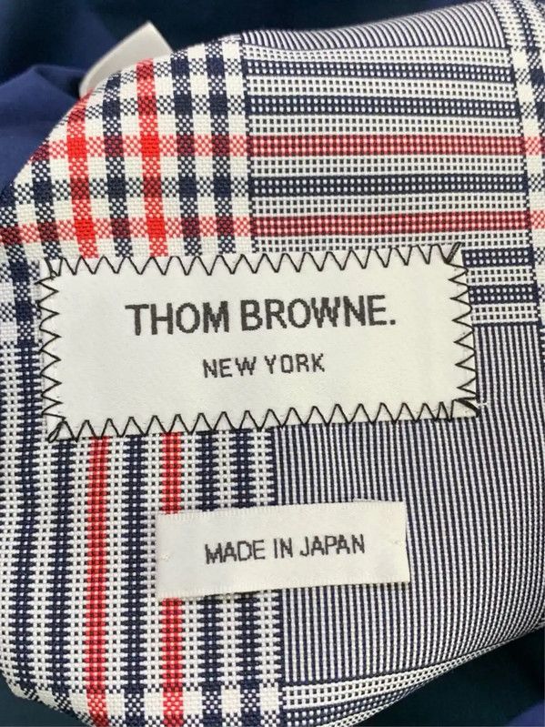 Thom Browne Thom Browne Men's Long Navy Trench Coat 0089 Size US S / EU 44-46 / 1 - 6 Thumbnail