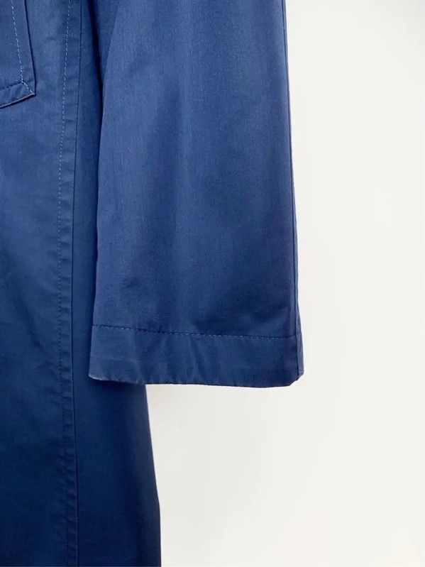 Thom Browne Thom Browne Men's Long Navy Trench Coat 0089 Size US S / EU 44-46 / 1 - 3 Thumbnail