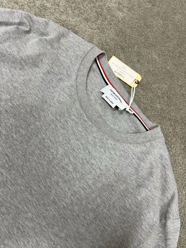 Thom Browne Thom Browne Gray Cotton Long Sleeve T-Shirt 0089 Size US XL / EU 56 / 4 - 3 Thumbnail