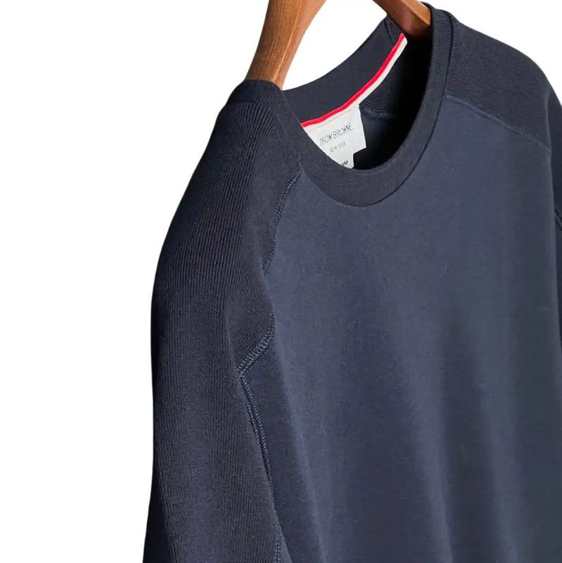 Thom Browne Thom Browne Summer Blue Cotton Short Sleeve Tee 0089 Size US XL / EU 56 / 4 - 5 Thumbnail