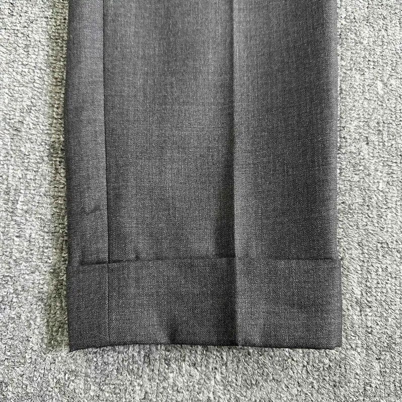 Thom Browne Thom Browne Gray Wool Casual Trousers 0089 Size US 30 / EU 46 - 2 Thumbnail