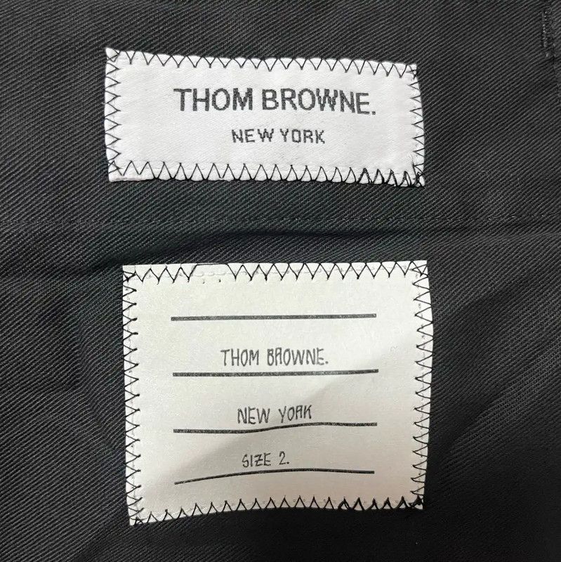 Thom Browne Thom Browne Gray Wool Casual Pants for Men 0089 Size US 38 / EU 54 - 4 Thumbnail