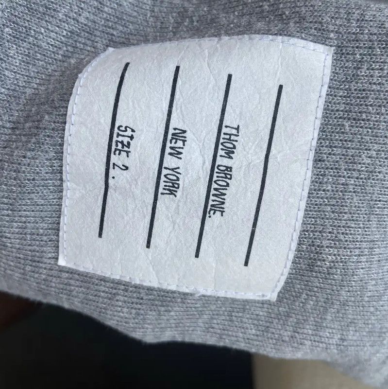 Thom Browne Thom Browne Gray Cotton Men's Polo Shirt 0089 Size US S / EU 44-46 / 1 - 5 Thumbnail