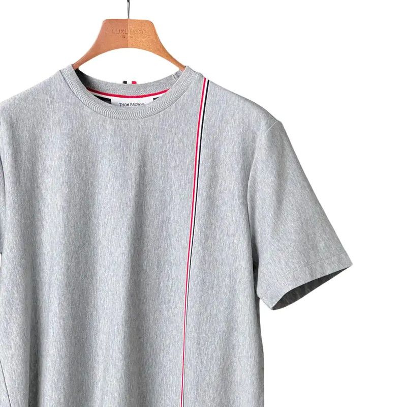 Thom Browne Thom Browne Gray Cotton Short Sleeve T-Shirt 0089 Size US S / EU 44-46 / 1 - 3 Thumbnail