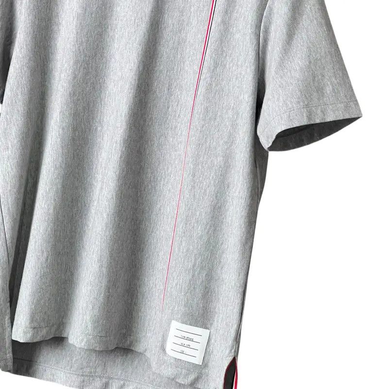Thom Browne Thom Browne Gray Cotton Short Sleeve T-Shirt 0089 Size US S / EU 44-46 / 1 - 4 Thumbnail
