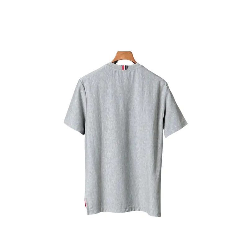 Thom Browne Thom Browne Gray Cotton Short Sleeve T-Shirt 0089 Size US S / EU 44-46 / 1 - 2 Thumbnail