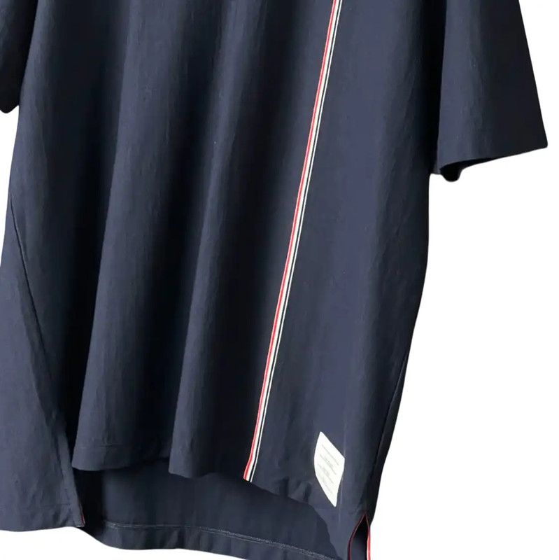 Thom Browne Thom Browne Summer Blue Cotton Short Sleeve T-Shirt 0089 Size US XXL / EU 58 / 5 - 4 Thumbnail