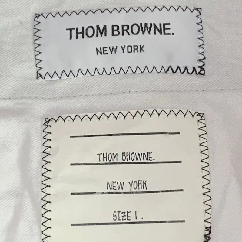 Thom Browne Thom Browne Gray Casual Trousers for Men 0089 Size US 27 - 5 Thumbnail